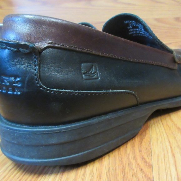 SPERRY TOP-SIDER Mens CONTRAST LEATHER LOAFERS